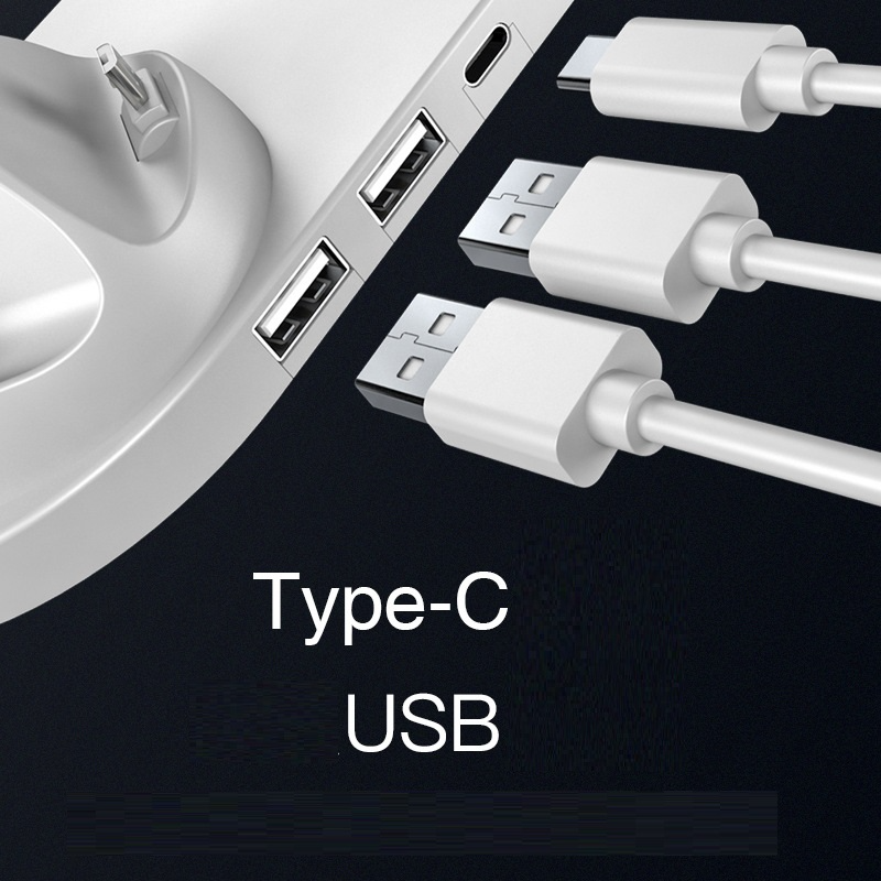 Ładowarka 6w1 – dodatkowe porty USB i USB-C do ładowania przewodowego
